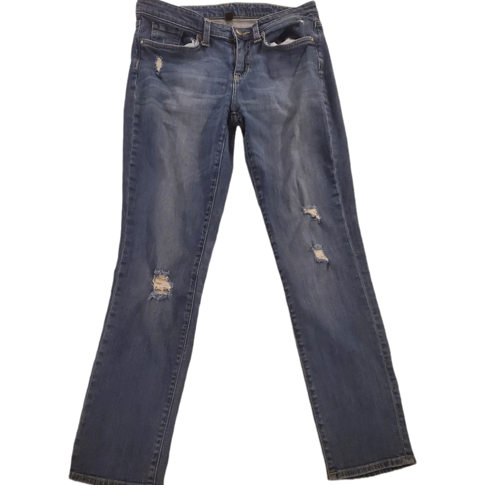 GAP Premium Skinny Medium Wash | Lightly Distressed Jeans - Women's Size 8
